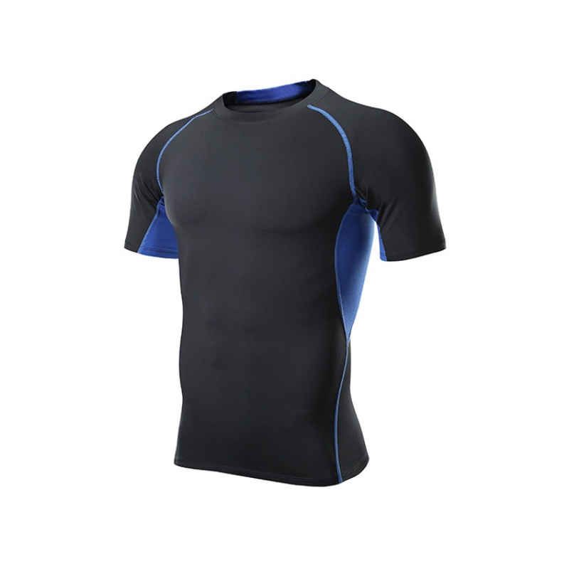 T Shirt Tight Fit - Erkek Hızlı Kuruyan Yuvarlak Yaka Mayo