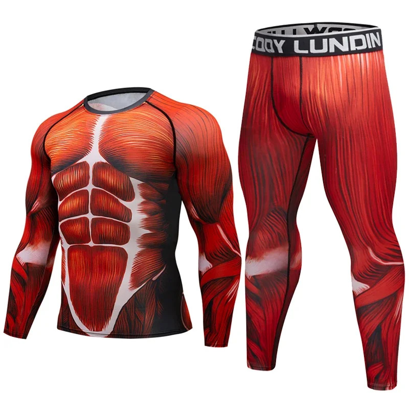 Compression Long Pant - 2026 Yepyeni Erkek Sıkıştırma Seti Koşu