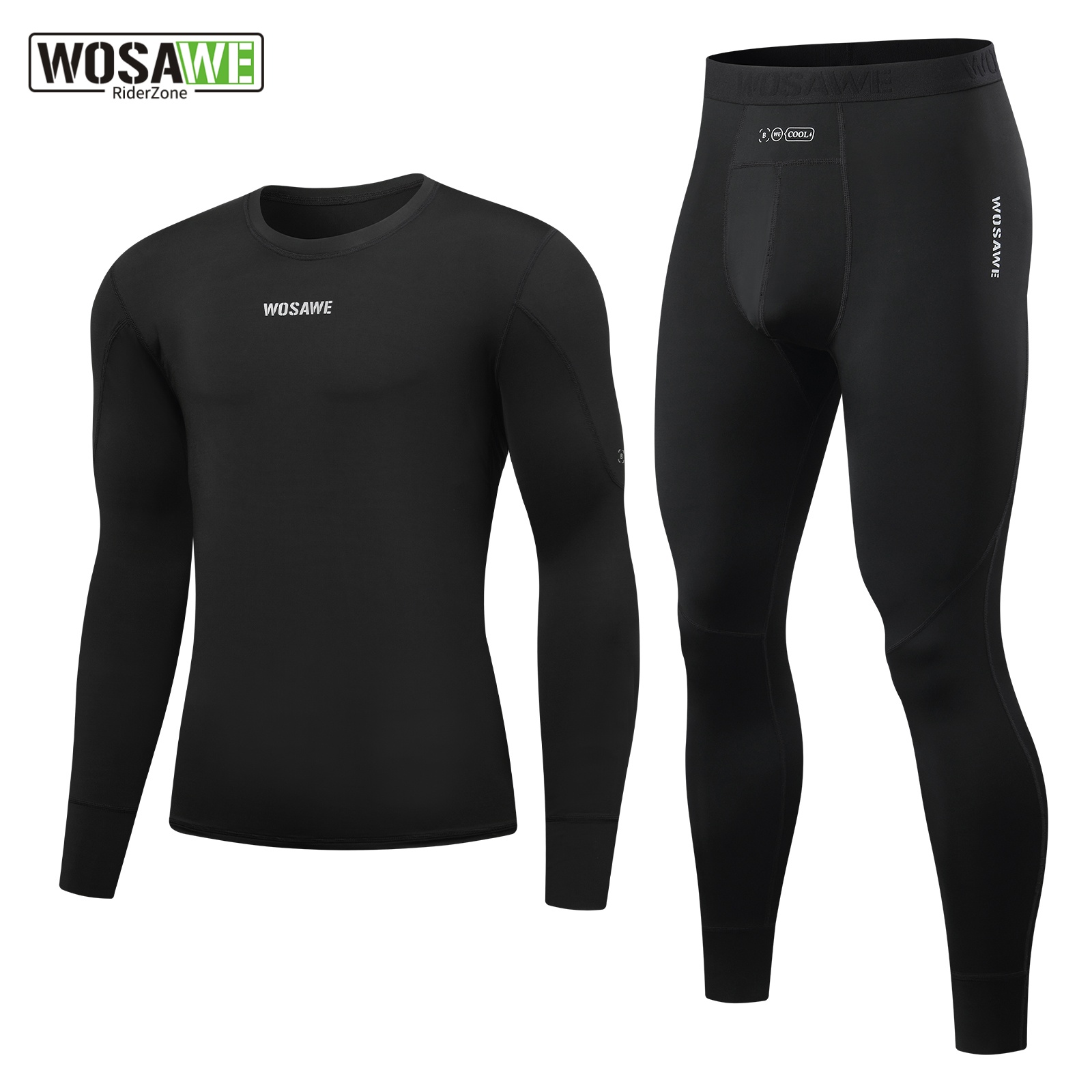 Compression Long Pant - WOSAWE Erkek İçlik Uzun Kollu Kompresyon